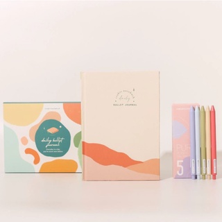 Combo Sổ Crabit Playful Daily Bullet Journal - Sổ in sẵn layout bullet journal 12 tháng