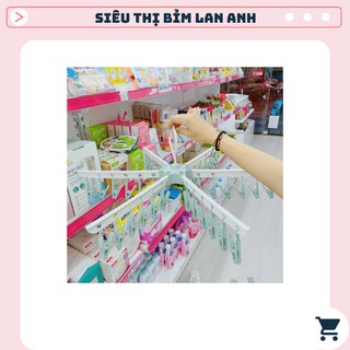Móc phơi 36 kẹp cao cấp tiện dụng