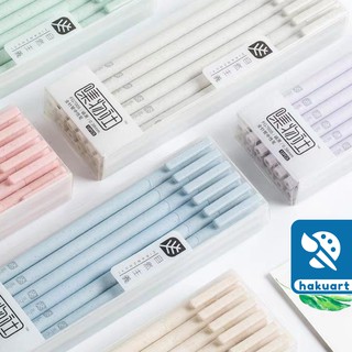 Bút Gel Vỏ Gạo Ngòi 0.38mm VIENCE Pastel Mực Đen - Họa Cụ Hakuart