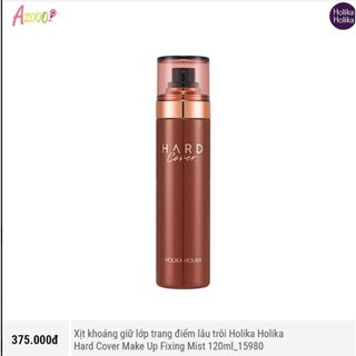 Xịt khoáng giữ lớp trang điểm lâu trôi Holika