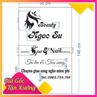 cắt chữ alu gương vàng theo yêu cầu