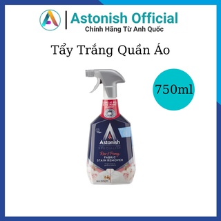 Tẩy trắng quần áo ASTONISH chai xịt tẩy quần áo trắng áo màu vải không phai C6910 750ml