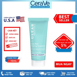 [6107] Chấm mụn Paula's Choice Clear Regular Strength 2.5% Benzoyl Peroxide (15mL)