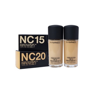 Kem nền M.A.C kiềm dầu che khuyết điểm Studio Fix Fluid SPF 15( auth)