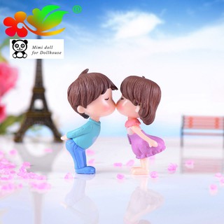 Đôi búp bê tình nhân hôn nhau Minidoll