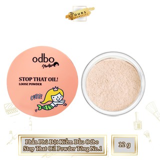 [Auth Thái] Phấn Phủ Bột Kiềm Dầu Odbo Tông Sáng Stop That Oil Powder OD614 - Phấn Phủ Kiềm Dầu Odbo Dạng Bột Tông Sáng