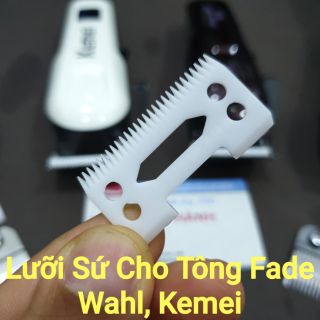 Lưỡi Sứ Tông Đơ, Lưỡi Sứ Cao Cấp Cho Tông Đơ Wahl, Kemei