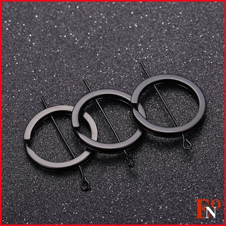 Khoen móc khóa hợp kim mạ đen điện hình tròn dùng mix đồ handmade, phụ kiện thời trang, các vật dụng cần thiết
