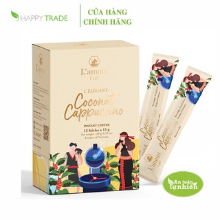 [Mã BMBAU50 giảm 7% đơn 99K] L'amant Café cà phê hòa tan - Coconut Cappuccino - Hộp 300g