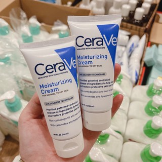 Kem dưỡng ẩm CeraVe Moisturizing Cream For Normal to Dry Skin giữ ẩm cho da suốt ngày dài