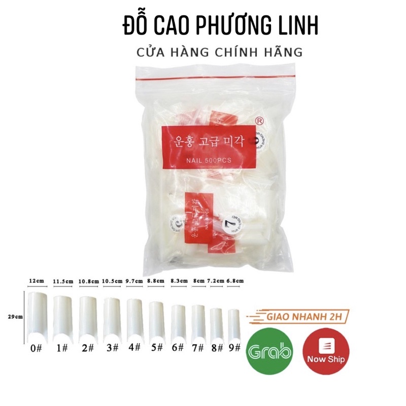 [ Móng nối fom Tre ] Móng Tip Tre  ( 500 pcs)