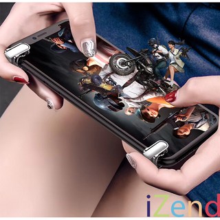 Bộ 2 Nút Bấm Cơ M4 Kim Loại Trong Suốt Hỗ Trợ Chơi Game PUBG Mobile, Ros Mobile