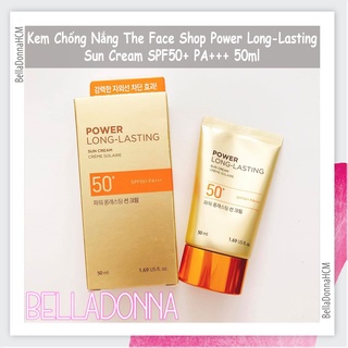 Kem chống nắng The Face Shop Power Long-Lasting Sun Cream SPF50+ PA+++ 50ml