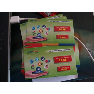 Combo 10 Thẻ data 1.4gb 10 ngày