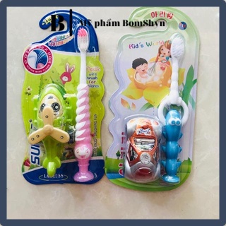 BÀN CHẢI TRẺ EM TẶNG KÈM ĐỒ CHƠI