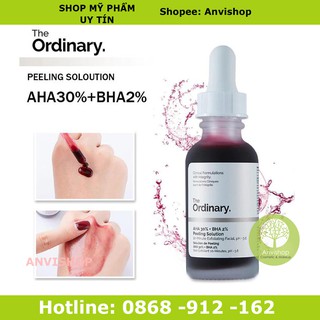 Serum tẩy da chết The Ordinary AHA 30% + BHA 2% Peeling Solution