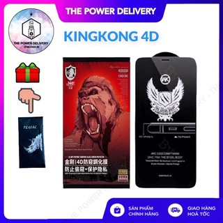[Mã ELMS10 giảm 6% đơn 50K] Kính Cường Lực KINGKONG 4D Chống Nhìn Trộm Cho IP 13 Pro Max 12 Pro Max 11 Pro Max Xs Max X