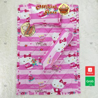 Bộ gối nệm cho bé đi học nhà trẻ 80x120Cm Cotton Thắng Lợi họa tiết hoạt hình trẻ em