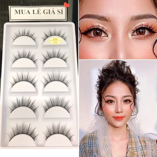 Mi giả chồn 6D 5 cặp, mi mềm nhẹ mỏng - MUA LẺ GIÁ SỈ