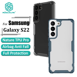 Ốp điện thoại Nillkin bằng tpu mềm trong suốt siêu mỏng chống sốc cho Samsung Galaxy S22