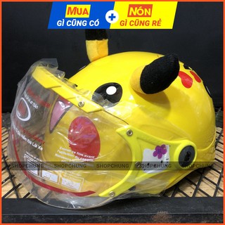Mũ Bảo Hiểm Trẻ Em Pikachu Có Kính An Toàn Cho Bé 3 đến 6 Tuổi -  Chính Hãng NaNa