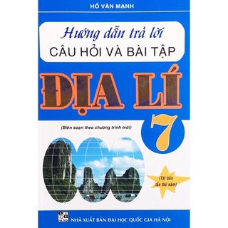 Sách - Hướng dẫn trả lời câu hỏi và bài tập Địa lí 7