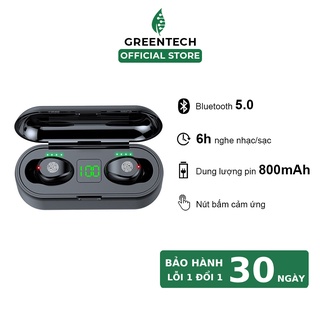 Tai nghe Không Dây TAI000F9B Viet Nam F9 nút cảm ứng Bluetooth 5.0 Pin 280 giờ tích hợp sạc dự phòng