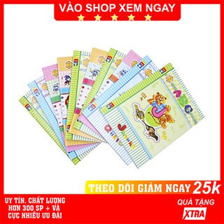Lốc 5 - 10 cuốn tập ABC 96 trang 4 ô liFREESHIPCó video thật Lốc 5 - 10 cuốn tập ABC 96 trang 4 ô li loại tốt giá sỉ