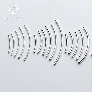 Charm bạc ống tròn xỏ ngang xỏ ngang - NQ Jewelry