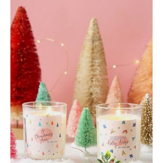 Bộ 4 Nguyên liệu tự làm Nến Sáp, Ly, Tim nến và Cây Thông Noel  Tặng Lọ Mùi Hương làm Nến thơm-9293store-9293kitdecor