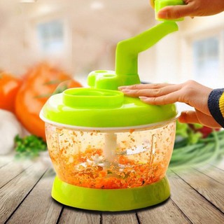 Máy xay hành, tỏi, ớt đa năng quay tay tiện dụng