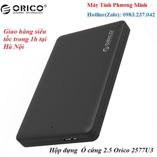 Hộp đựng ổ cứng 2,5" SSD/HDD SATA 3 Orico 2577U3(HDD Box 2,5" USB 3.0) - Hàng chính hãng
