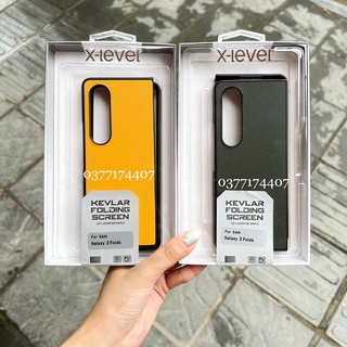 Ốp lưng X-Level Vân Carbon Samsung Z Fold 4 5G 2 mảnh bảo vệ máy sang trọng lịch lãm