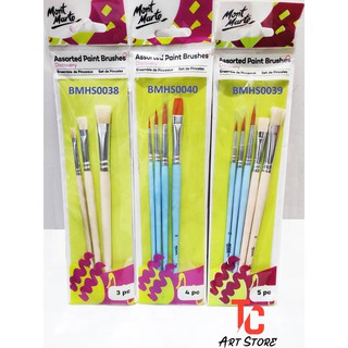 Bộ cọ vẽ Mont Marte BMHS0038/39/40 - Cọ Vẽ Học Sinh Mont Marte