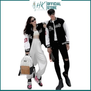 Áo khoác bomber Unisex in chữ Bmoody, Áo Khoác Dù Nam Phong Cách Hàn Quốc HK BB23