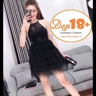 đầm ren yếm cao cấp