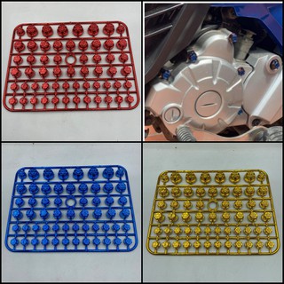 Bộ Chụp Ốc Mẫu 3D 2021 (58 con/bộ)