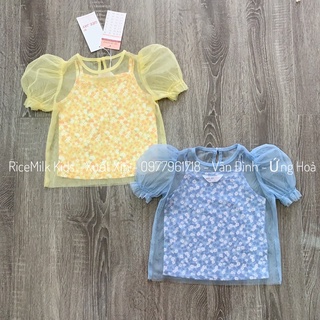 áo ren kèm áo 2 dây cho bé gái xuất dư xịn