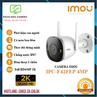 Camera IP Wifi ngoài trời, có báo động còi hú,màu ban đêm IMOU F22FEP 2M, IMOU F42FEP 2K  chính hãng, bảo hành 24 tháng