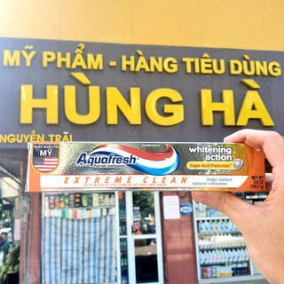 Kem đánh răng trắng răng ngừa mảng bám Aquafresh Mỹ 158g