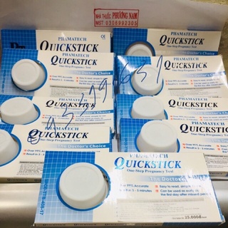 (Che tên sản phẩm)Que thử thai QUICKSTICK Mỹ