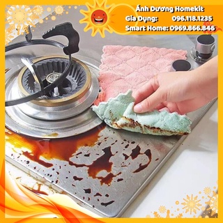 Khăn lau đa năng vệ sinh bàn bếp, bát đĩa, gương kính, chất liệu cực mềm siêu thấm làm sạch mọi bề mặt anhduonghomekit