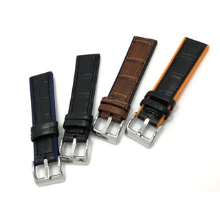Dây đồng hồ da bò lót cao su TIK024