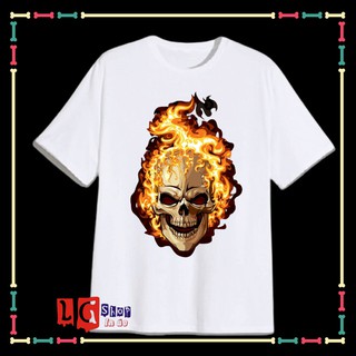ÁO THUN BÉ TRAI IN HÌNH MA TỐC ĐỘ (GHOST RIDER)