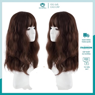 Tóc giả nguyên đầu xù lửng siu đẹp