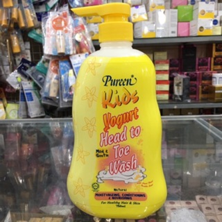 Tắm gội Pureen tinh chất sữa chua 750ml (hương Vani)