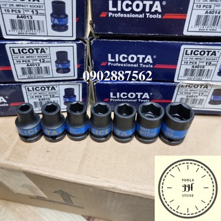 đầu tuýp 1/2 thép đen CR-MO LICOTA hàng xịn taiwan