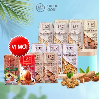 SALE Sữa Hạt nguyên chất 137 Degrees - Lốc 3 hộp 180ml