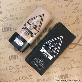 Kem nền dạng nước Liquid Foundation Helen Hàn Quốc 40ml Lamdep24g