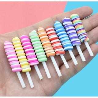 Mô hình kẹo Sucette Tortillon mini trang trí nhà búp bê